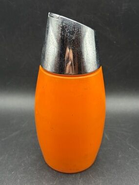 Gemco Westinghouse Orange Retro MCM Vintage Glass Metal Sugar Shaker Kitchenware